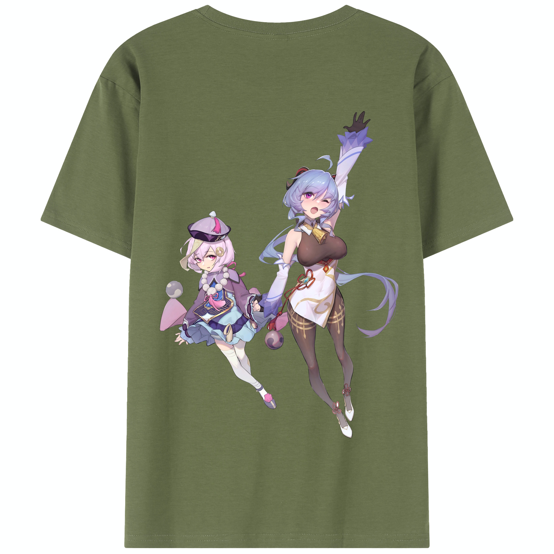 げんし神 七七 なな  genshin Nana 綿100％半袖Tシャツ（背面プリント）